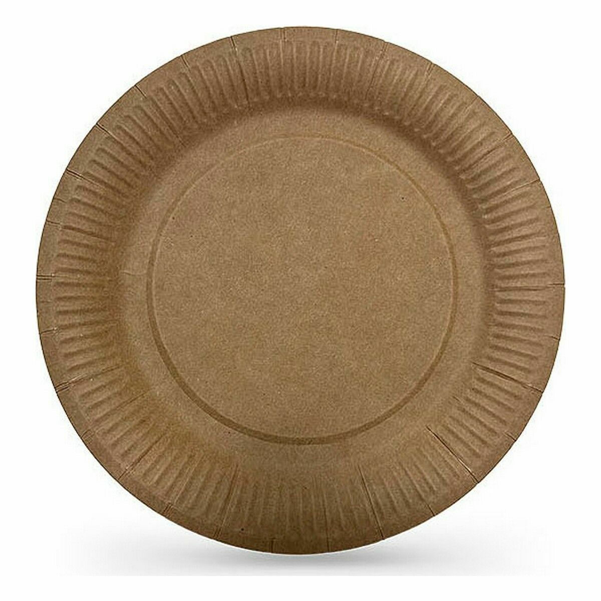 plade Algon Engangsanvendelse kraftpapir 10 Dele 20 cm (24 enheder)